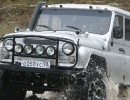Леший - 1 УАЗ 31514 преодолевает водную преграду