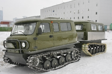 Пассажирская версия вездехода Унжа